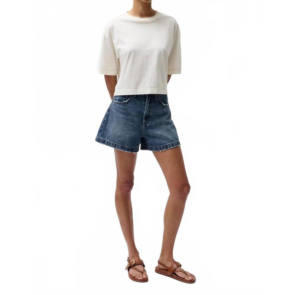 NEW PISTOLA saige high rise a-line short in wishbone - Picture 3 of 7